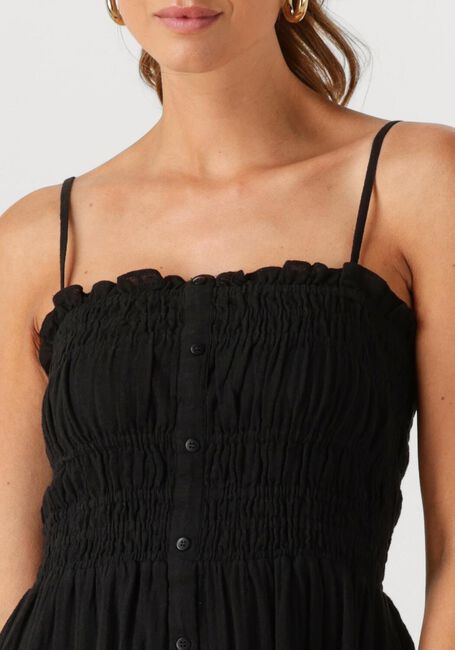 Zwarte MSCH COPENHAGEN Midi jurk MSCHBRIONA STRAP DRESS - large