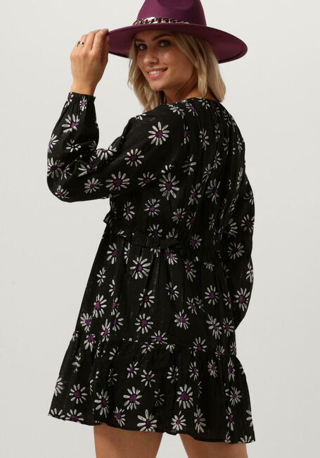 Zwarte REFINED DEPARTMENT Mini jurk MONICA - large