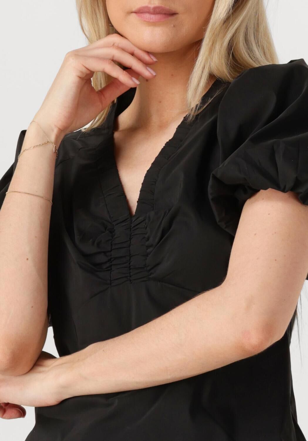 NEO NOIR Dames Blouses Irina Poplin Blouse Zwart