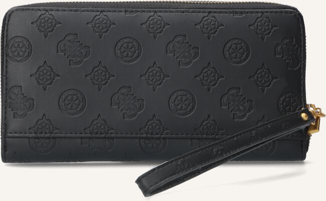 Zwarte GUESS Portemonnee ZANELLE SLG CHEQUE ORGANIZER Zwarte GUESS Portemonnee ZANELLE SLG CHEQUE ORGANIZER - large