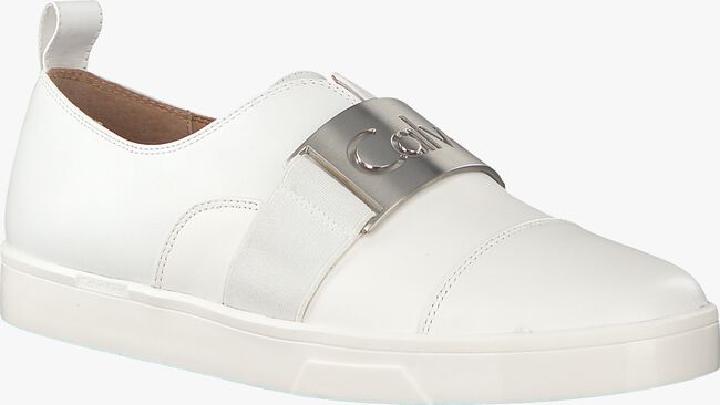 Calvin klein ilona slipper weiß Clearance