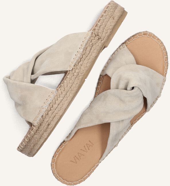 Beige VIA VAI Slippers MONDI LUZ Beige VIA VAI Slippers MONDI LUZ - large