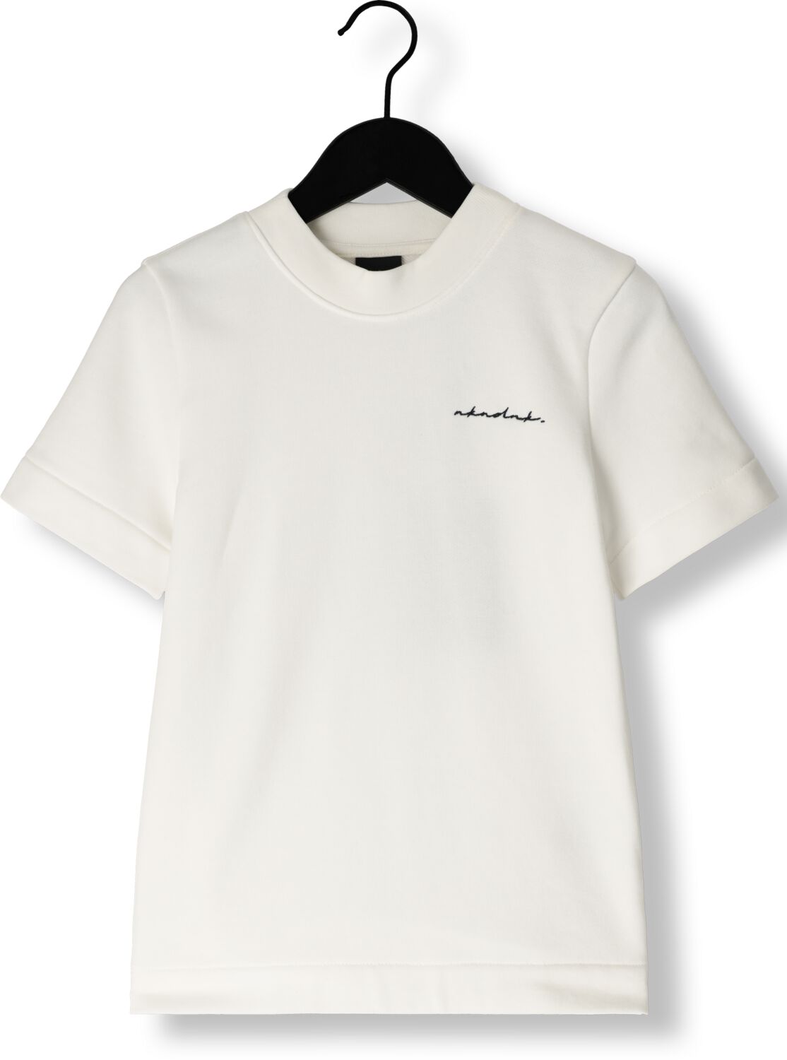 NIK & NIK Jongens Polo's & T-shirts Basic Ss Sweatshirt Ecru