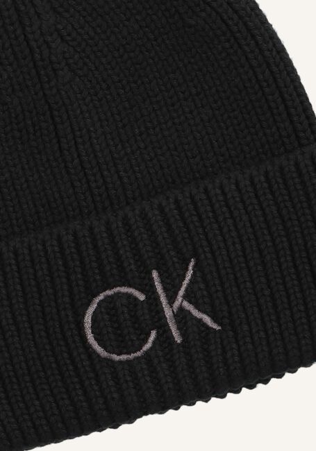Zwarte CALVIN KLEIN Muts ESSENTIALS BEANIE Zwarte CALVIN KLEIN Muts ESSENTIALS BEANIE - large