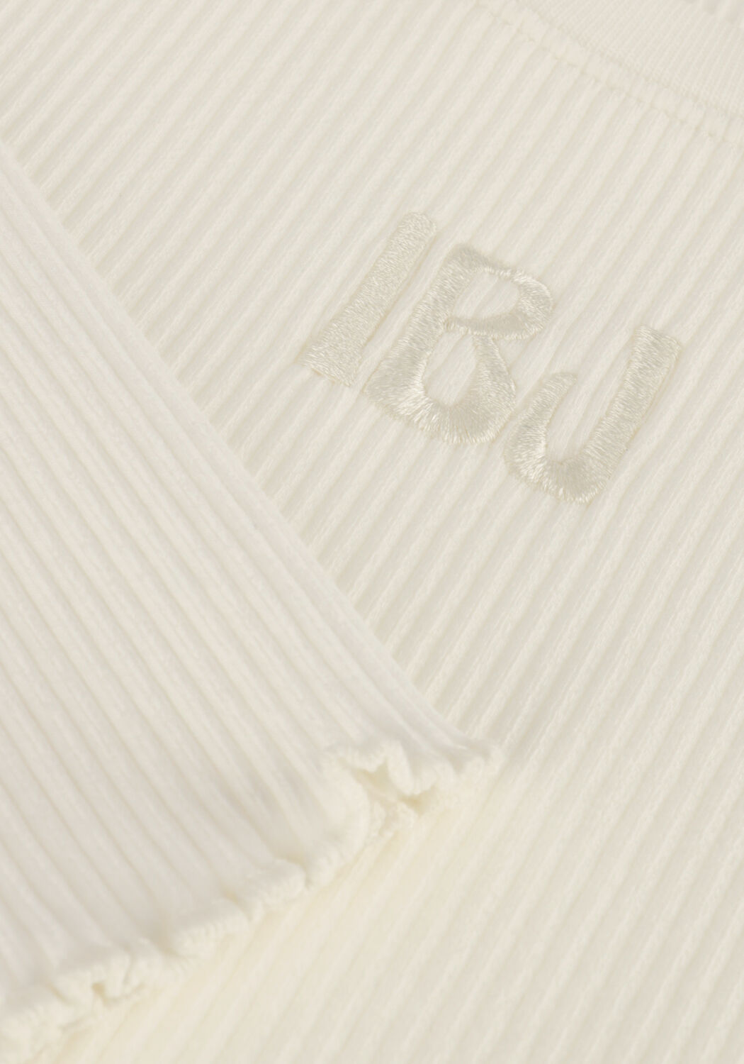 Witte INDIAN BLUE JEANS Tops & T-shirts T-SHIRT LONG SLEEVE CROPPED RIB IBJ - large