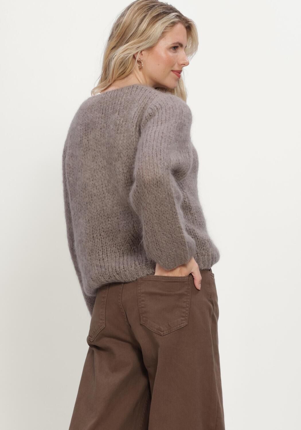 INWEAR Dames Truien & Vesten Jetraiw Pullover Taupe