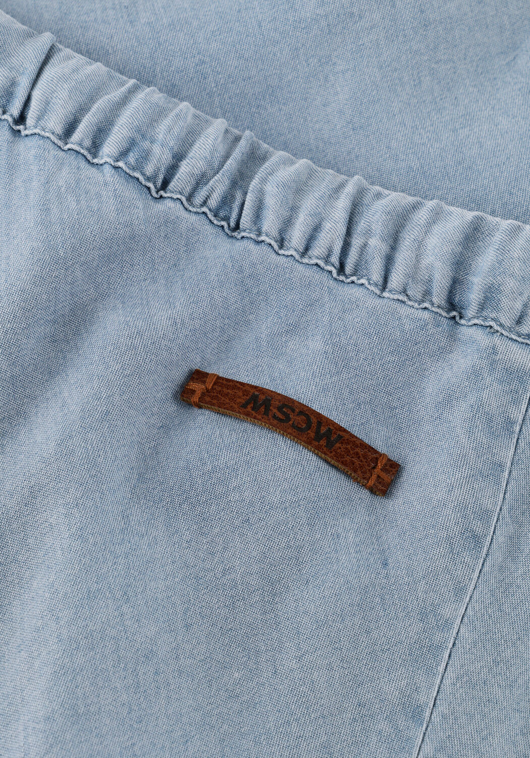 Lichtblauwe MOSCOW Maxirok 119-03-BEACH SKIRT - large