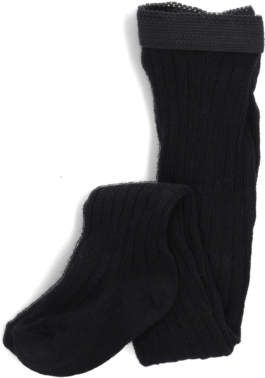MP DENMARK Meisjes Maillots Cotton Rib Tights Zwart