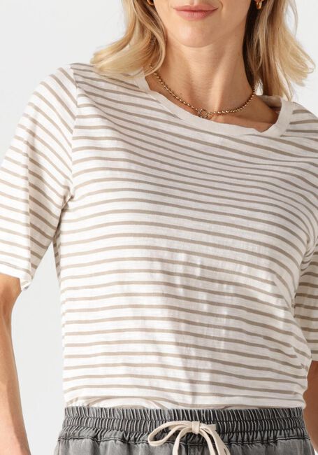 Ecru CC HEART T-shirt CC HEART SILLA STRIPE - large