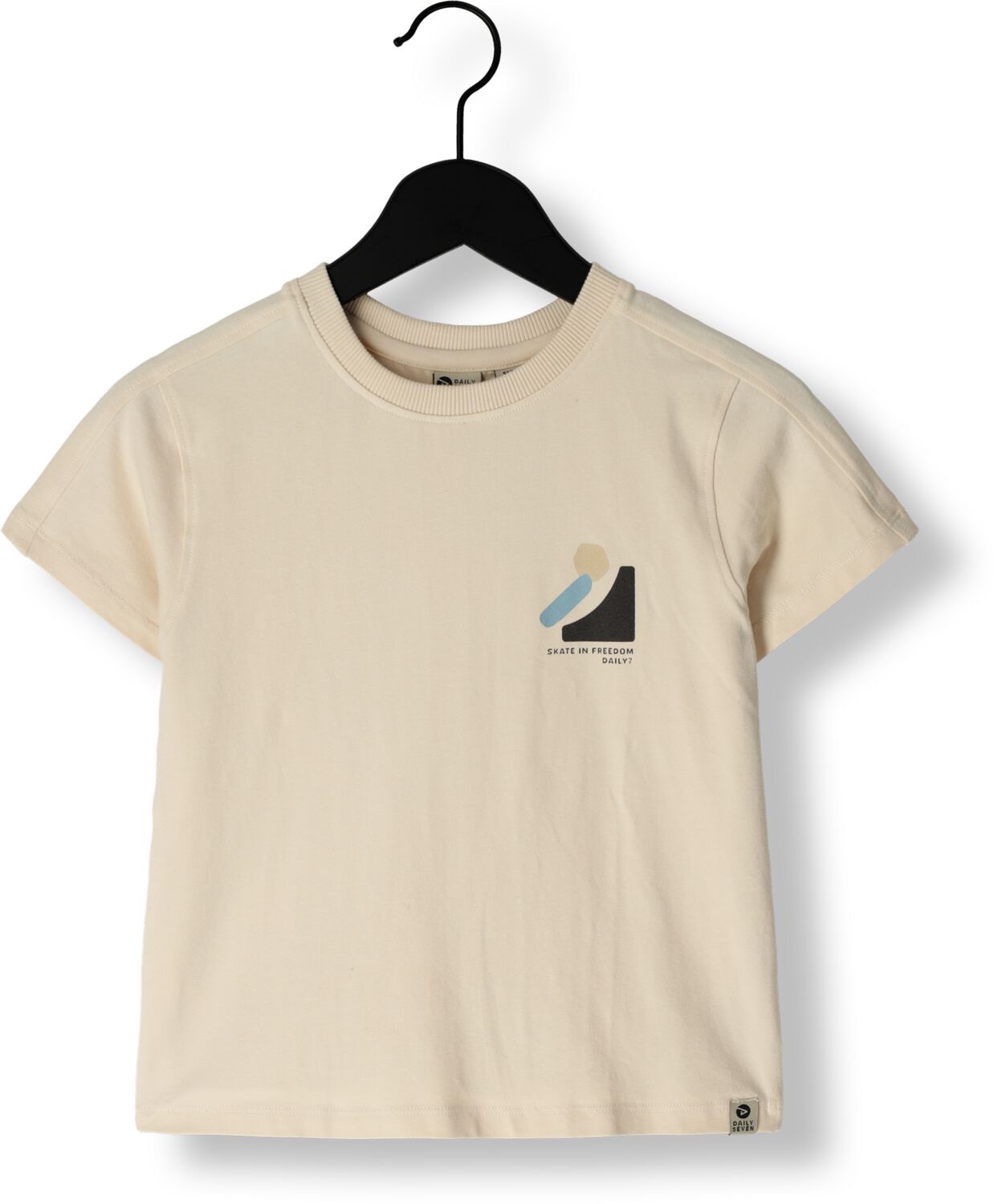 DAILY7 Jongens Polo's & T-shirts T-shirt Print Zand