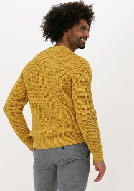 Gele SELECTED HOMME Trui SLHSENNI LS KNIT MOCK NECK W - large