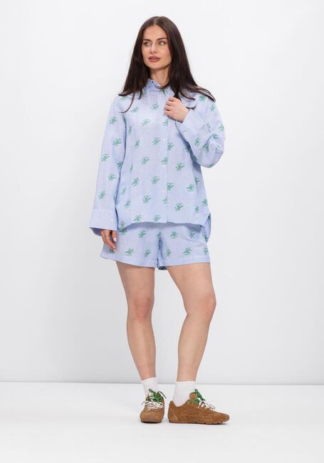 Blauwe TOMMY HILFIGER Blouses SWIMSHOP LINEN EASY FIT - large