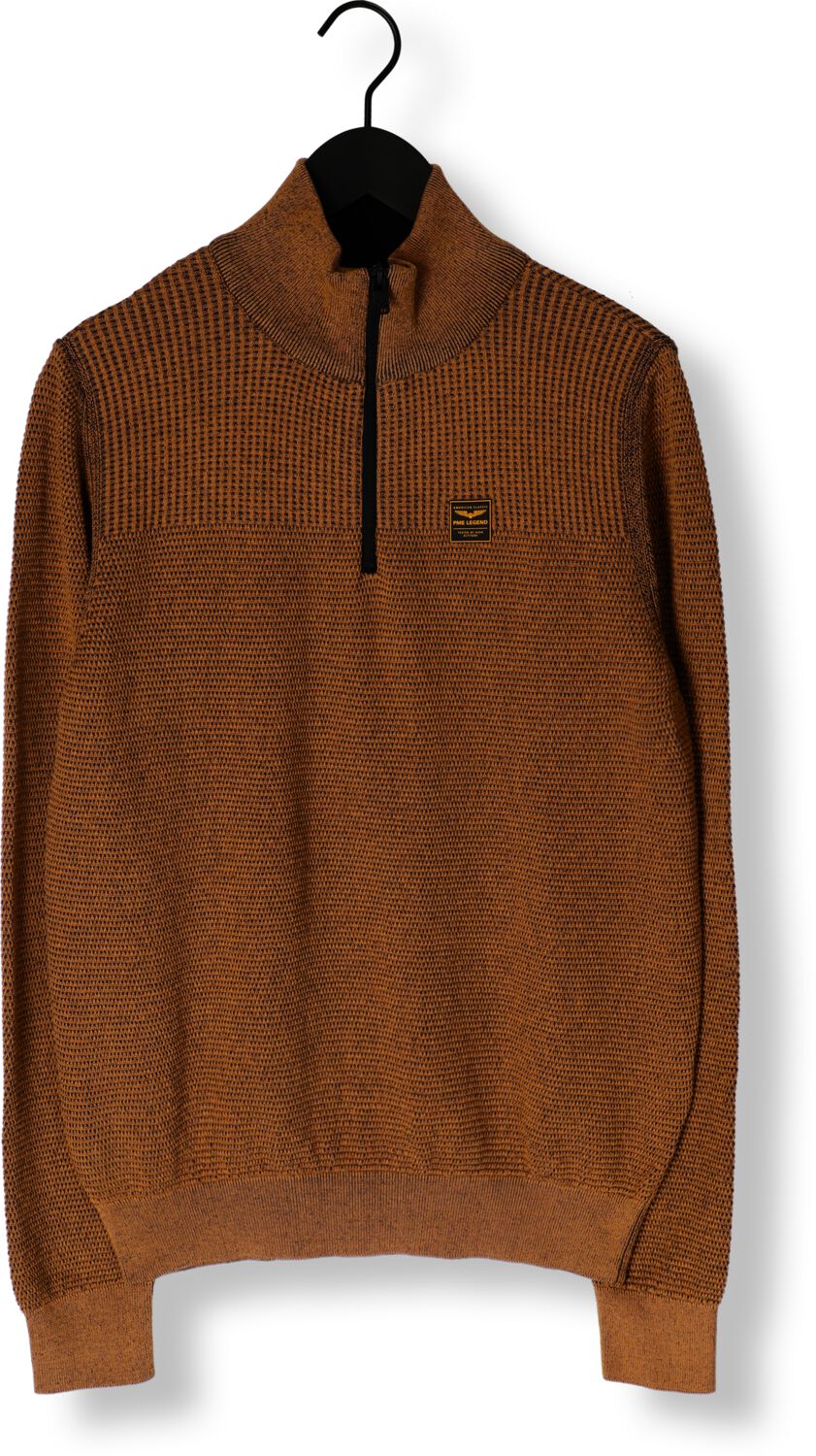 PME LEGEND Heren Truien & Vesten Half Zip Collar Cotton Plated Geel