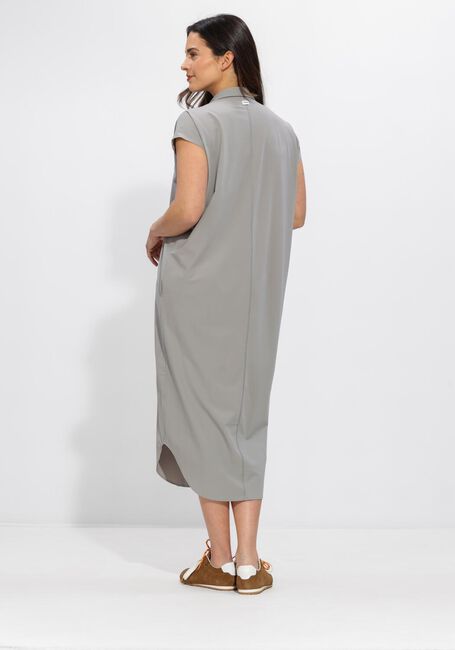 Lichtgrijze PENN & INK Midi jurk DRESS - large