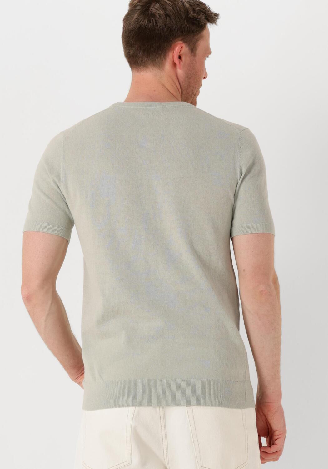 SAINT STEVE Heren Polo's & T-shirts Wout Lichtgrijs