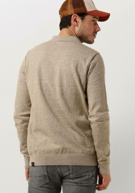 Beige BUTCHER OF BLUE Polo LT CLIFDEN POLO L/S - large