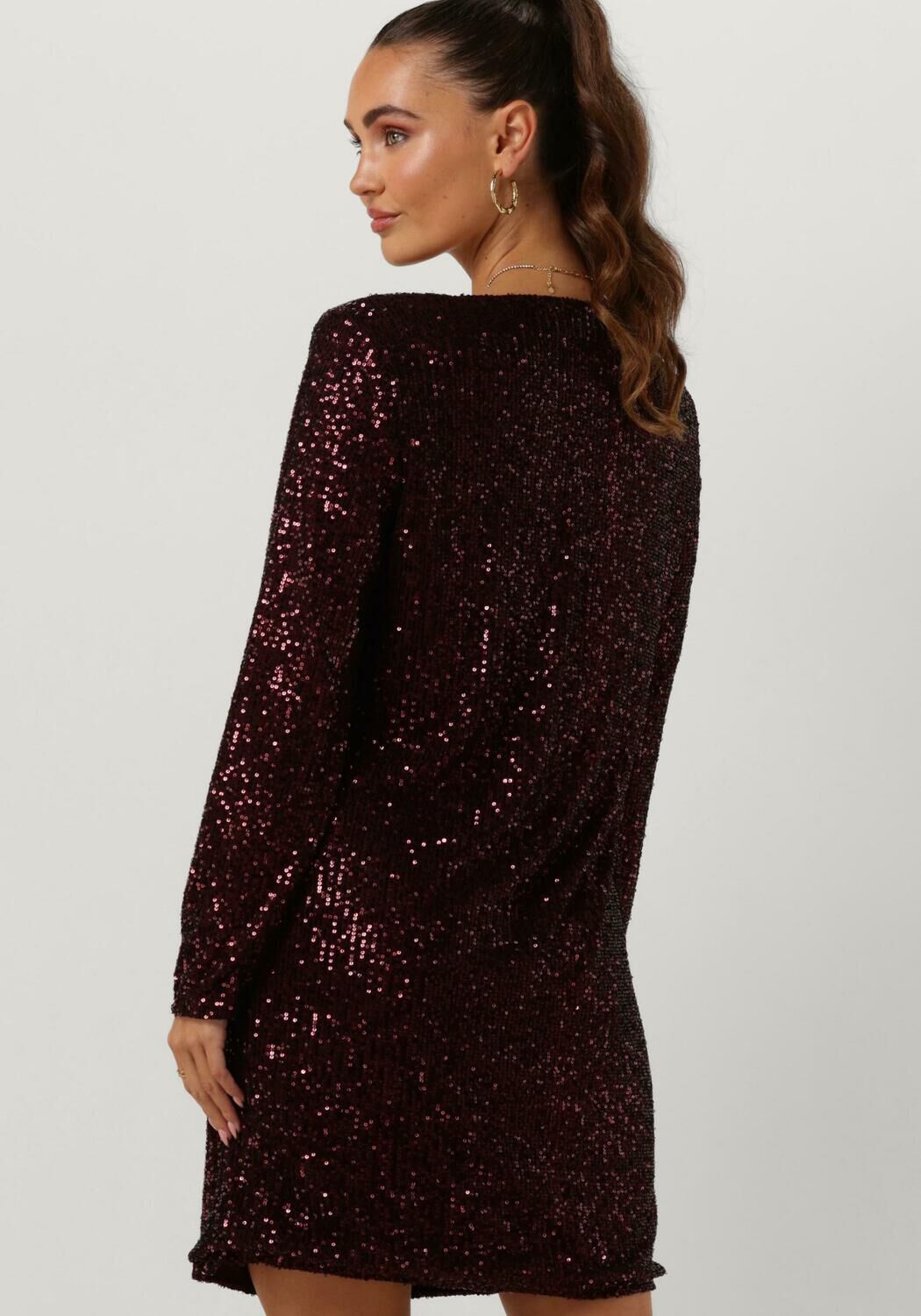 YDENCE Dames Jurken Dress Annamae Bordeaux