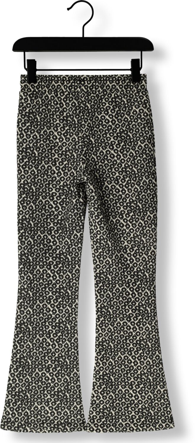 NONO Meisjes Broeken Sady Ikat Flared Pants Beige