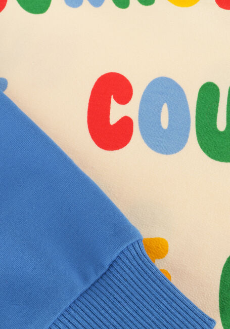 Blauwe CARLIJNQ Truien/vesten COURAGE-HOODIE - large