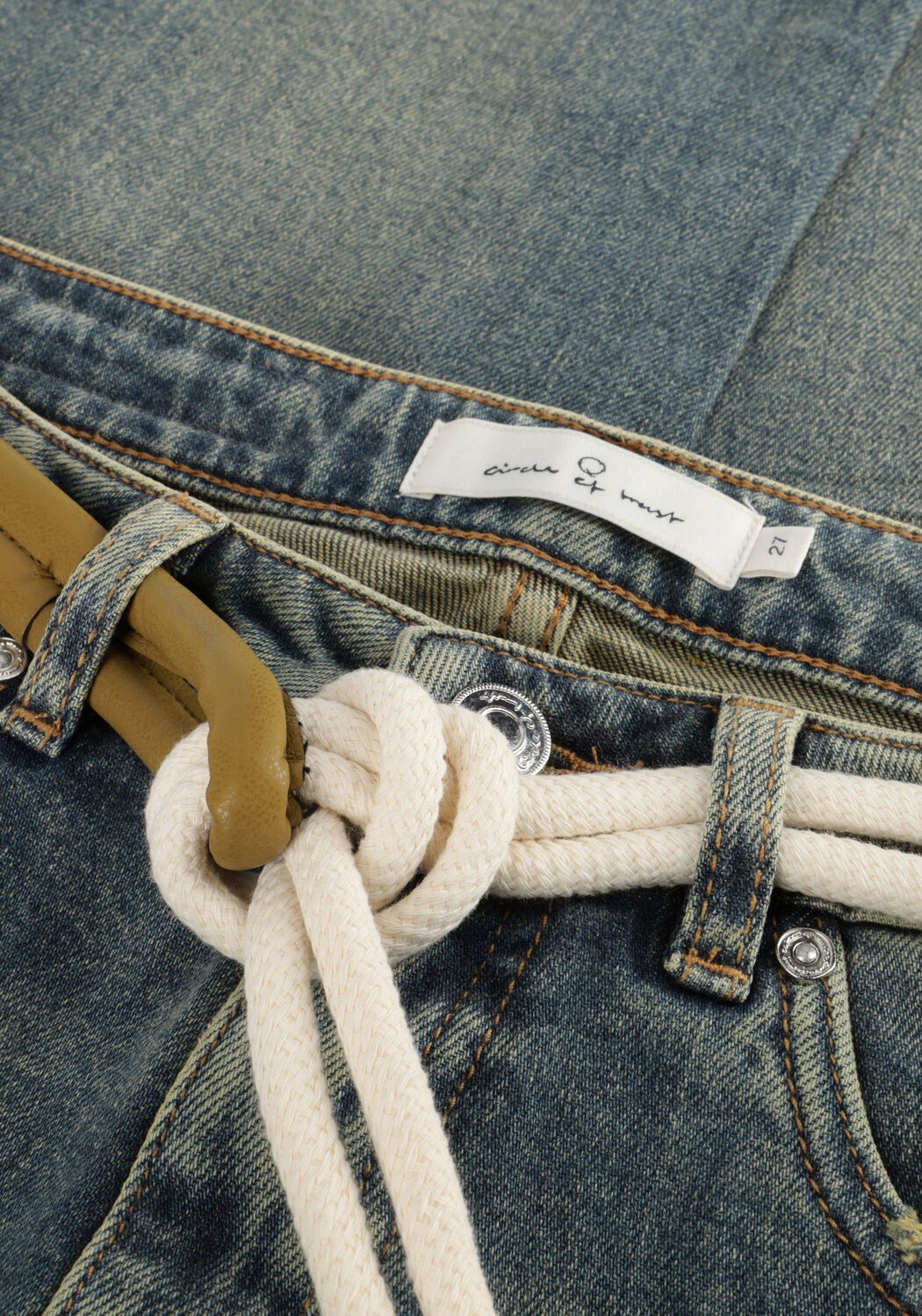 Blauwe CIRCLE OF TRUST Skinny jeans COOPER DNM - large