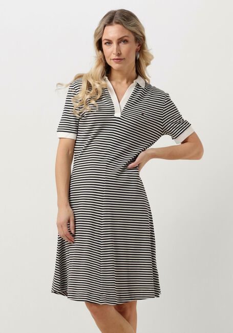 Blauwe TOMMY HILFIGER Mini jurk F+F OPEN PLCKTLYCLL POLO DRESS - large