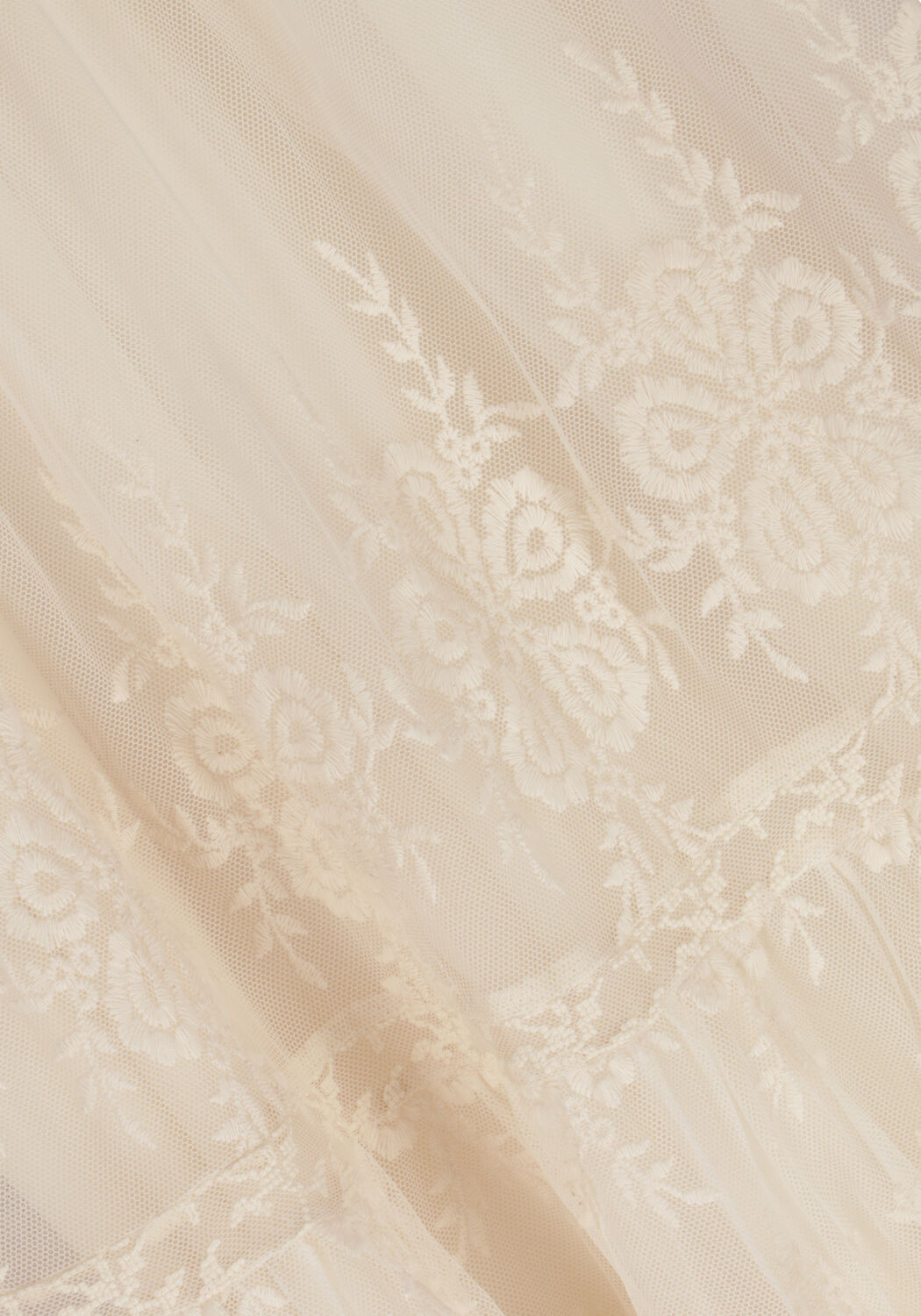 Gebroken wit Y.A.S. Bruidsmode YASFEELELOISE OS MIDI DRESS - CELEB - large