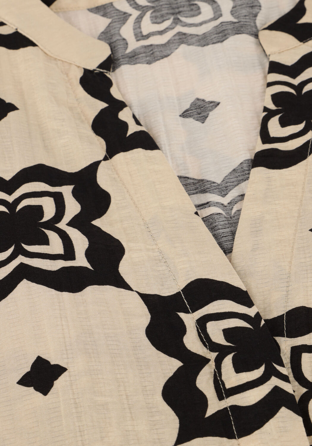 Beige OBJECT Midi jurk OBJELLA RE 2/4 MIDI DRESS 138 - large