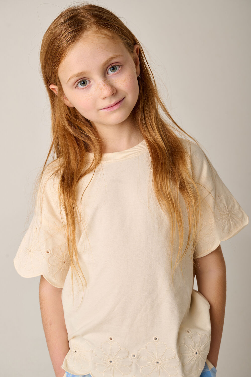 Ecru TUMBLE 'N DRY T-shirt GELATI - large