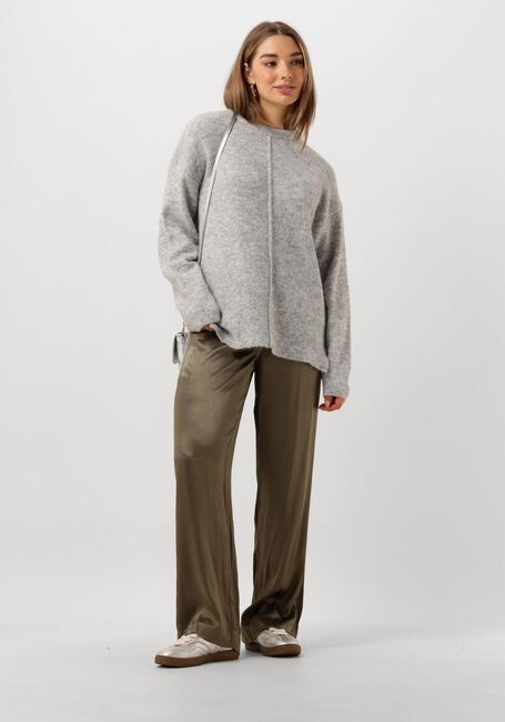 Grijze VANILIA Trui ABIGAIL STRUCTURED SWEATER - large