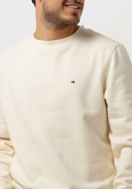 Gebroken wit TOMMY HILFIGER Sweater FLAG LOGO SWEATSHIRT - large