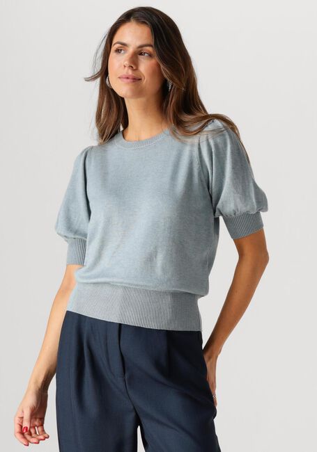 Blauwe MINUS Trui LIVA KNIT TEE - large