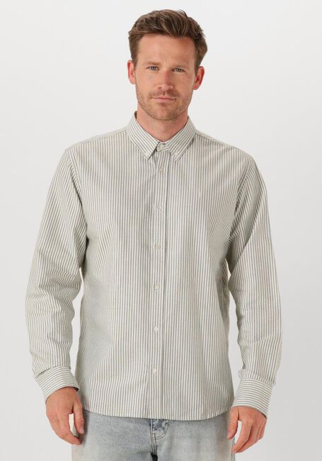 Grijze FORÉT Klassiek overhemd LIFE SHIRT - large