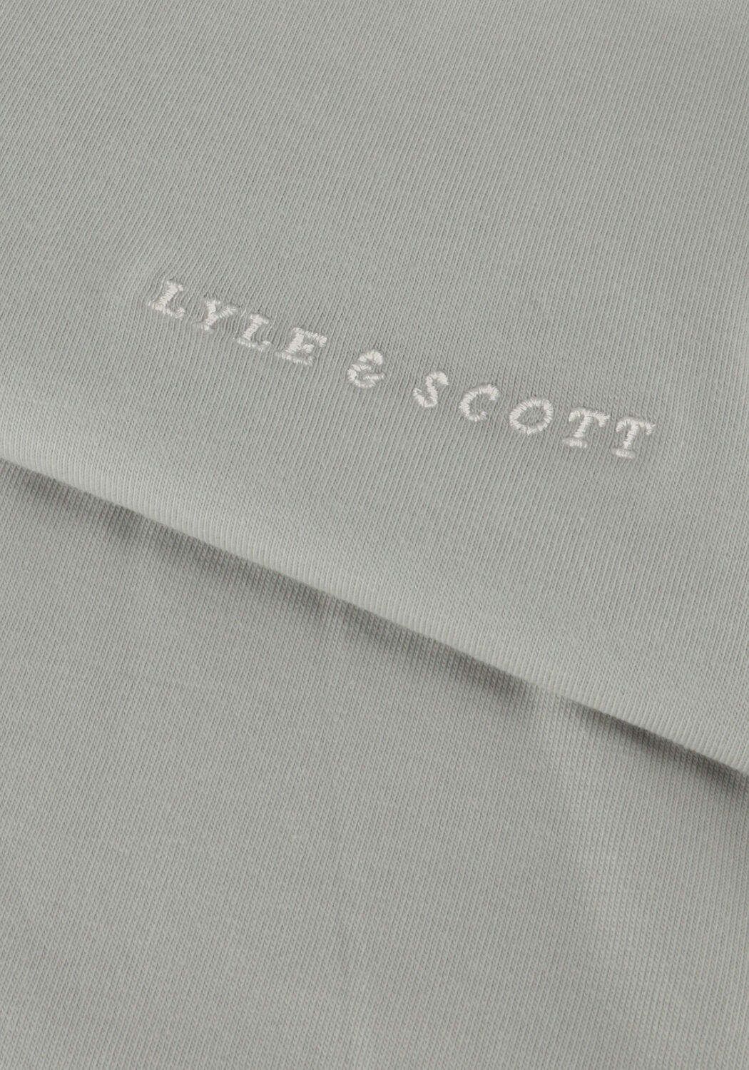 LYLE & SCOTT Jongens Polo's & T-shirts Script Embroidered T-shirt Grijs