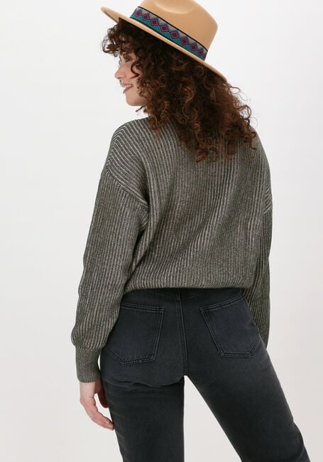 Groene ANOTHER LABEL Trui WIYCKOFF KNITTED PULL - large