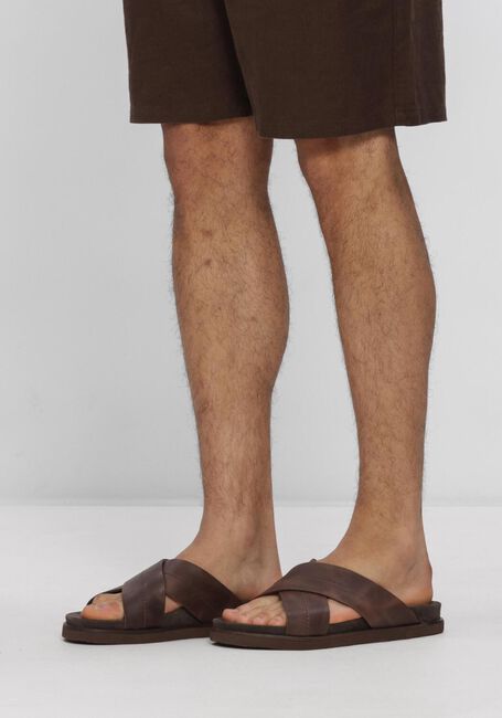 Bruine STEFANO LAURAN Slippers 26002 - large