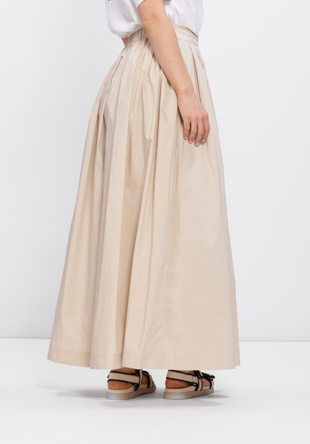 Beige OBJECT Midirok OBJPAIGE  HW SKIRT - large