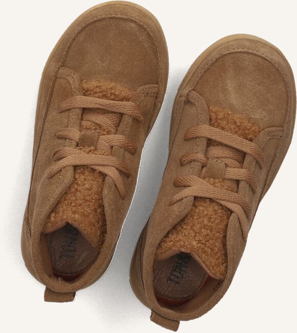 Cognac TON & TON Hoge sneakers TONE Cognac TON & TON Hoge sneakers TONE - large