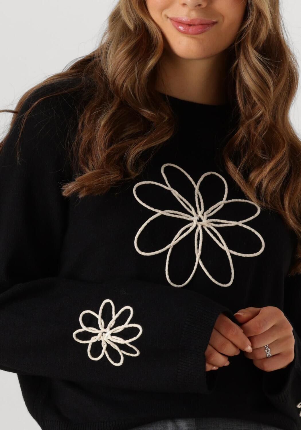 OBJECT Dames Truien & Vesten Objlaney Rubin Ls Pullover E Div Zwart