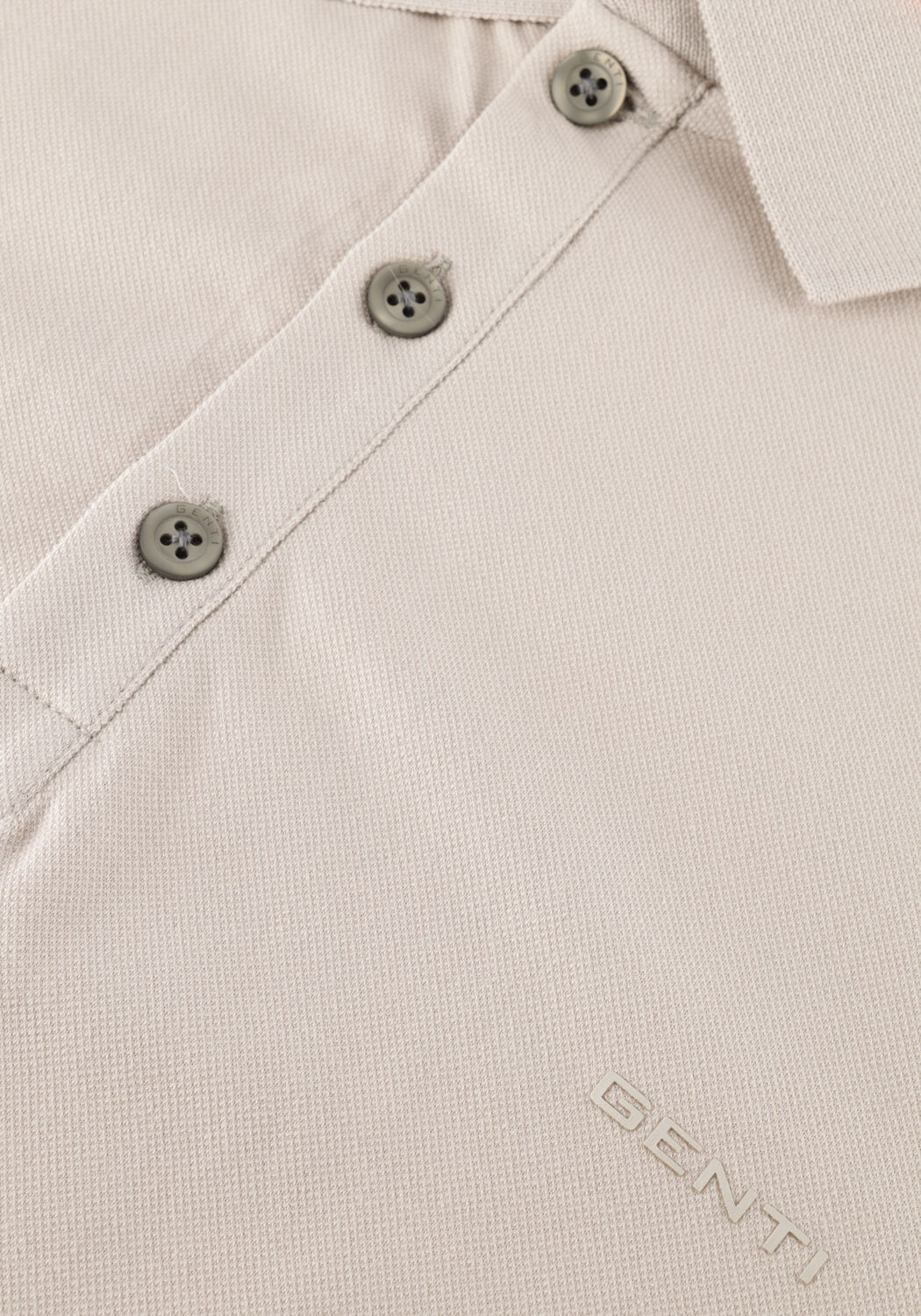 Beige GENTI Polo POLO 3 BUTTON SS 1219 - large
