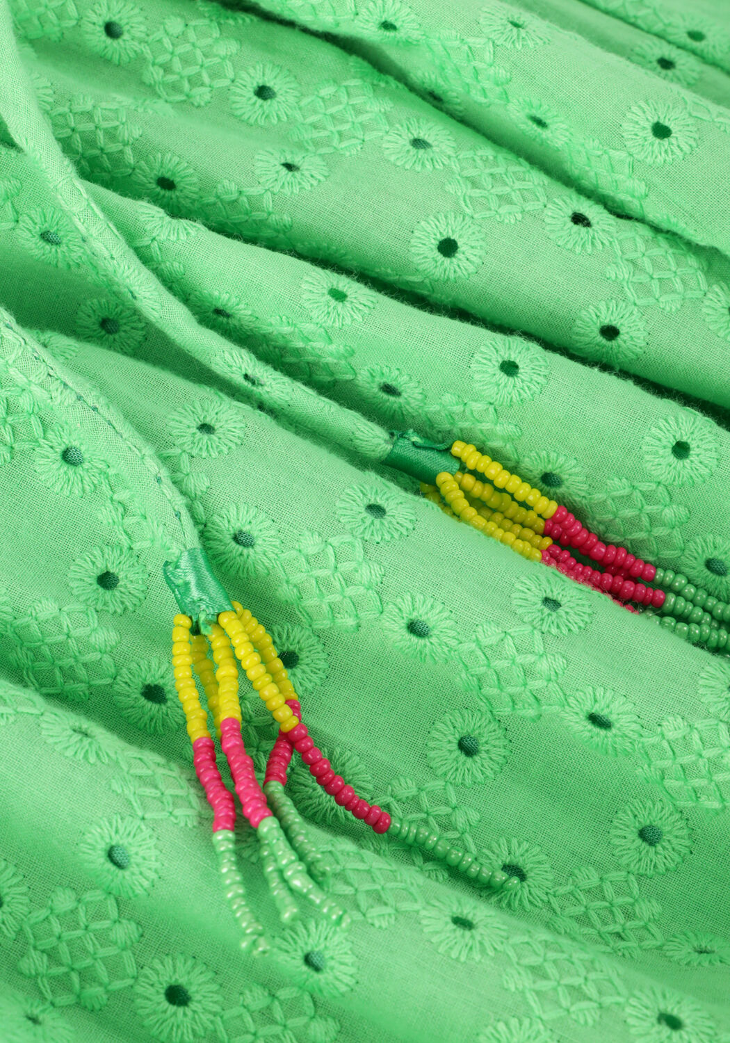 Groene HARPER & YVE Maxi jurk LIVA-DR LONG - large