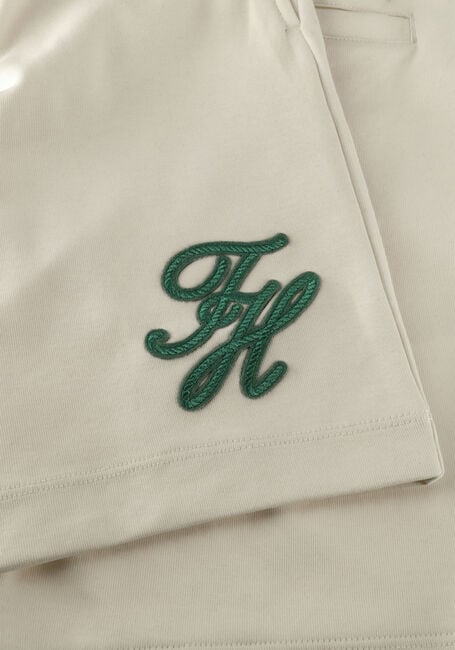 Creme TOMMY HILFIGER Korte broek TH SCRIPT GRAPHIC SWEATSHORTS - large