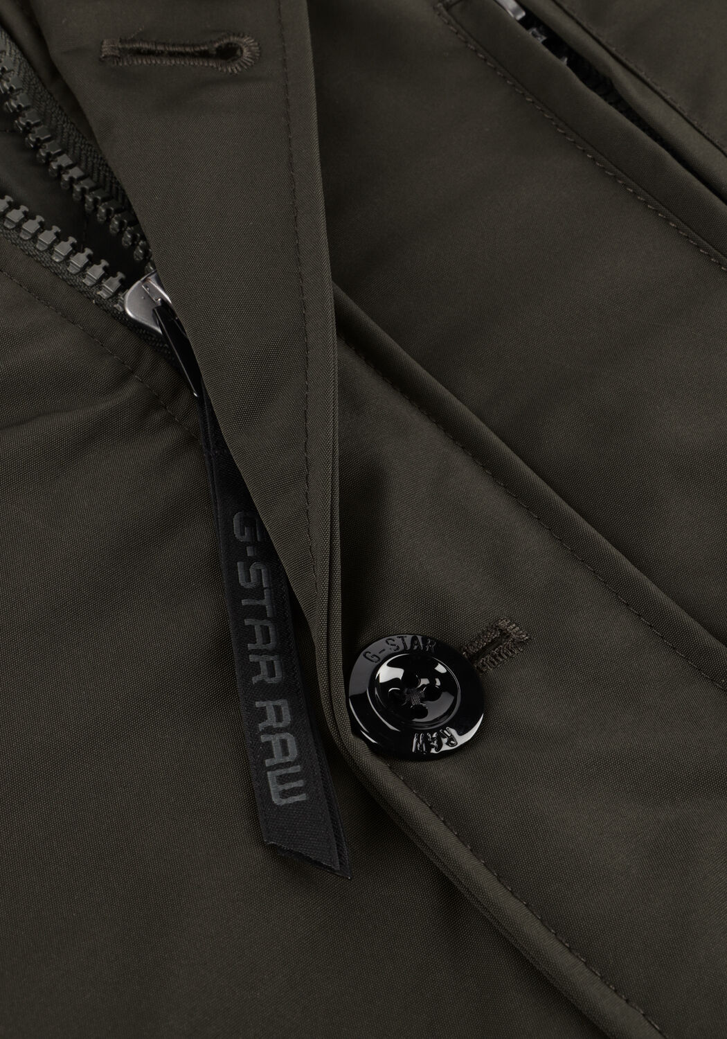 Grijze G-STAR RAW Parka's VODAN PADDED HDD JKT - large