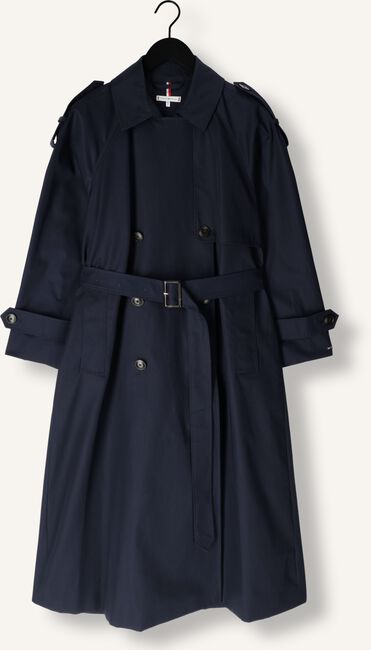 Blauwe TOMMY HILFIGER Mantel OVERSIZED TRENCH COAT Blauwe TOMMY HILFIGER Mantel OVERSIZED TRENCH COAT - large