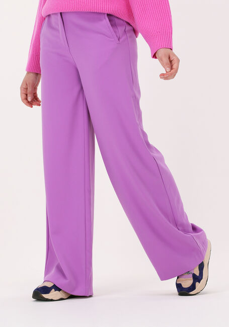 Paarse CO'COUTURE Wijde broek ALEXA WIDE PANT - large