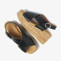 Zwarte VIA VAI Sandalen SISSEL ELAINE - medium