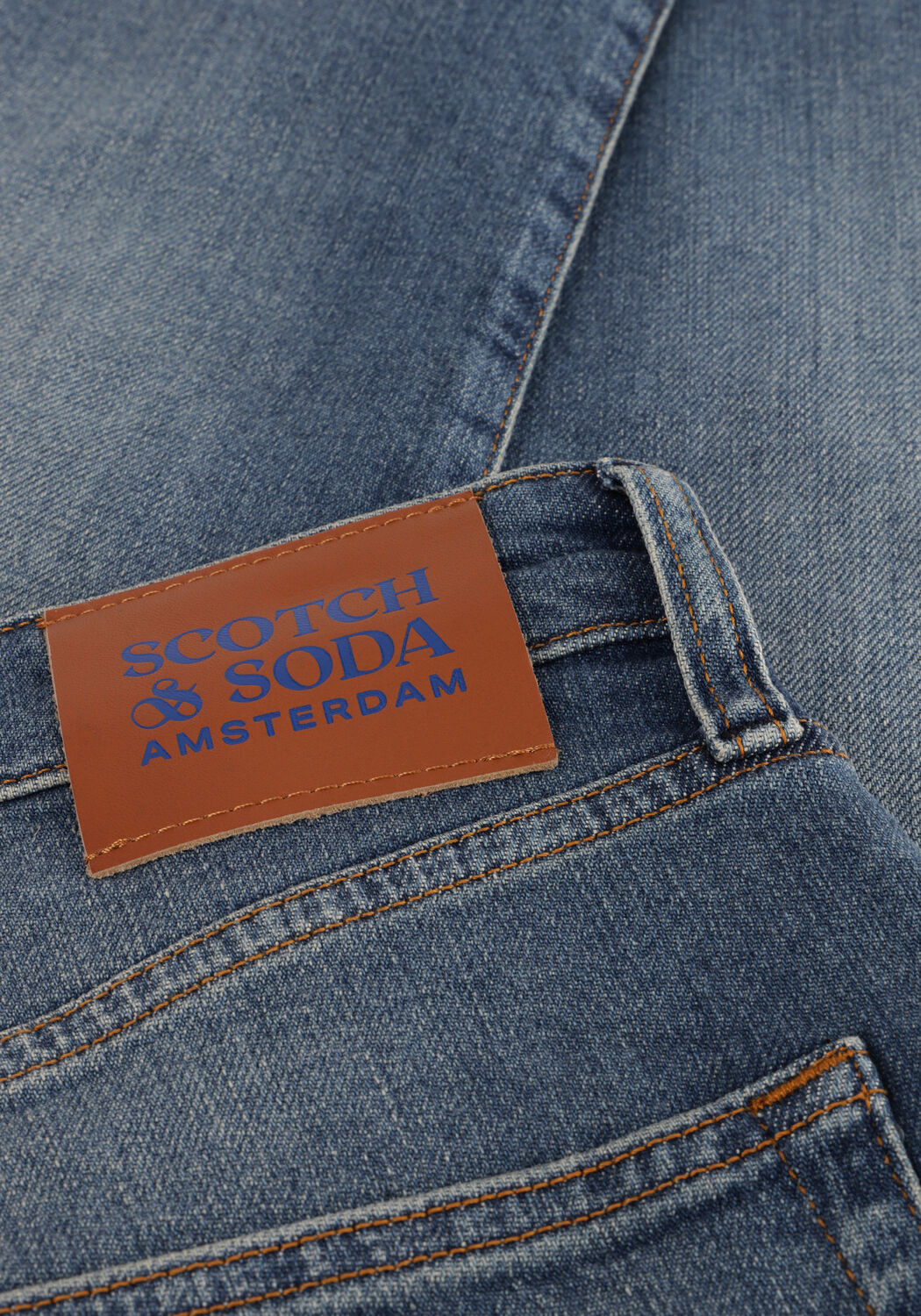 Blauwe SCOTCH & SODA Slim fit jeans CORE THE ZEE STRAIGHT JEANS - large