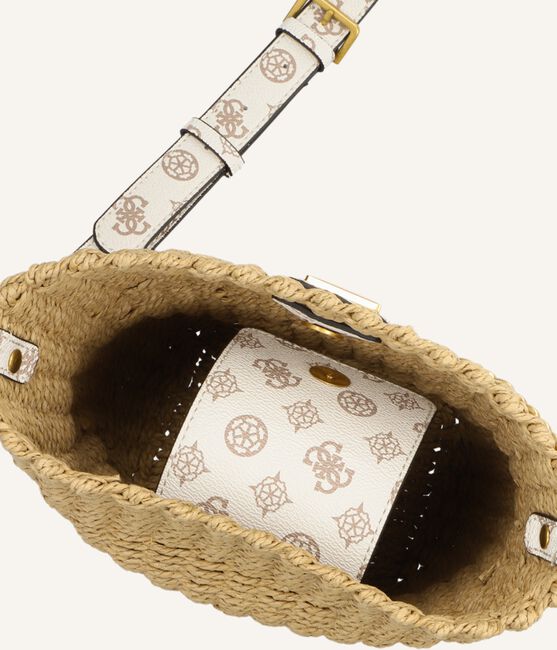 Beige GUESS Handtas LILICA BUCKET Beige GUESS Handtas LILICA BUCKET - large
