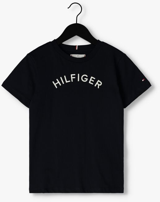 Donkerblauwe TOMMY HILFIGER T-shirt U HILFIGER ARCHED TEE - large