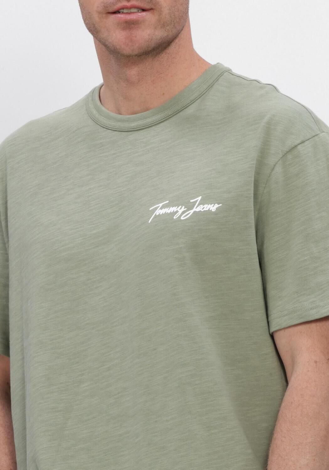 Groene TOMMY JEANS T-shirt TJM RLX NOVELTY SS TEE - large