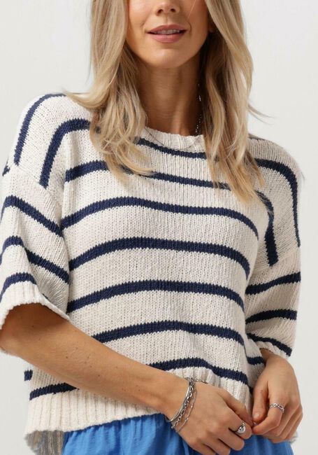 Witte MSCH COPENHAGEN Trui MSCHHANNALIE 2/4 PULLOVER STP - large